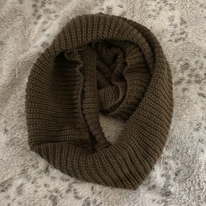 Brown Wrapables Infinity Scarf